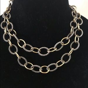 Nordstrom Fashion Necklace Silver/Gold Tone
